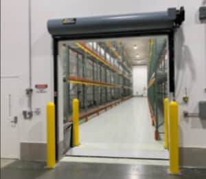 Chemieschutz Barriere in Lagerhalle von Anhamm